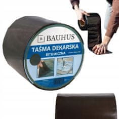 Bauhus Bitumenski strešni trak, vodoodporni tesnilni grafitni, 15 cm/10 m