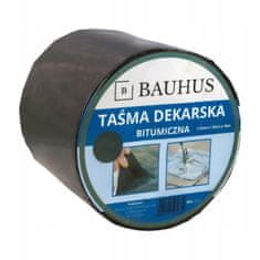 Bauhus Bitumenski strešni trak, vodoodporni tesnilni grafitni, 15 cm/10 m