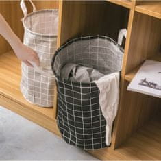 LIVEFY košara za igrače / perilo Cub 35 x 43,5 cm, črn