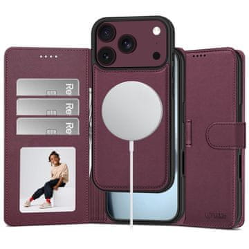 Tech-protect Wallet MagSafe ovitek iPhone 17 Pro Max / 18 Pro Max, bordo