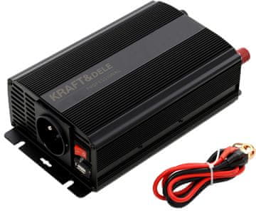 Kraft&Dele Avtomobilski inverter 350W/700W 24V - 230V KD1251