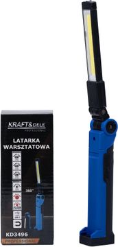 Kraft&Dele USB-C LED DELAVNIŠKA SVETILKA 200/400/800LM + OPOZORILNA LUČKA KD3496