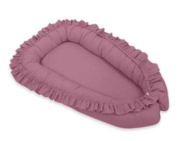 MY SWEET BABY Otroška povijalna plenica za dojenčke Cocoon Premium z naborki - retro roza