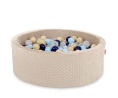 Bobono Minky suhi bazen V-30 cm s 300 žogicami - bež