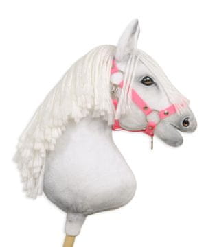 BB Nastavljiva ovratnica za konje Hobby Horse A3 - roza