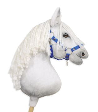 BB Nastavljiva ovratnica za konje Hobby Horse A3 - modra