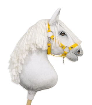 BB Nastavljiva ovratnica za konje Hobby Horse A3 - rumena