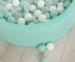 Bobono Suhi bazen Minky V-30 cm s 300 žogicami - mint