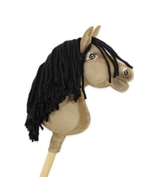 BB Hobby Horse Medium Premium Stick Horse Beige Dun A4