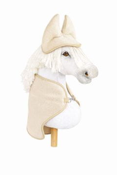 BB Komplet Hobby Horse A3: flis preproga + glušniki - kremne barve