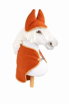 BB Komplet Hobby Horse A3: flis preproga + glušniki - rdeč