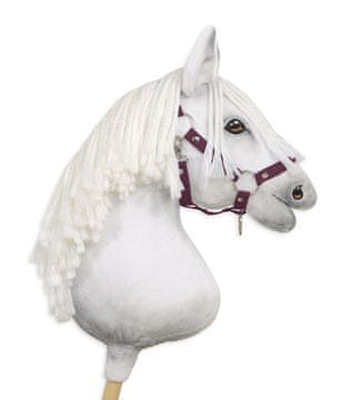 BB Nastavljiva ovratnica za konje Hobby Horse A3 - sliva
