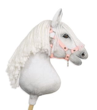 BB Nastavljiva ovratnica za konje Hobby Horse A3 - pudrasto roza