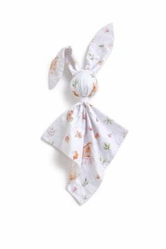 MY SWEET BABY Mehka plišasta igrača DOUDOU zajčja odejica iz bombaža - Gozdna poslastica