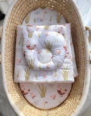 MY SWEET BABY Odeja z medvedkom in polnilom ter oblikovano blazino - 2-delni komplet - Na podeželju