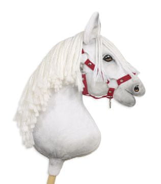 BB Nastavljiva ovratnica za konje Hobby Horse A3 - bordo