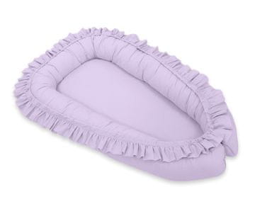 MY SWEET BABY Otroška povijalna plenica za dojenčke Cocoon Premium z naborki - vijolična
