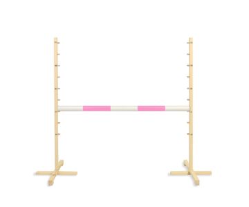 BB Skakalna ovira za hobi konja 120 cm, svetlo roza žarek