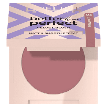 Eveline Better Than Perfect stisnjeno rdečilo za lica 03 Rosewood 2,5 g