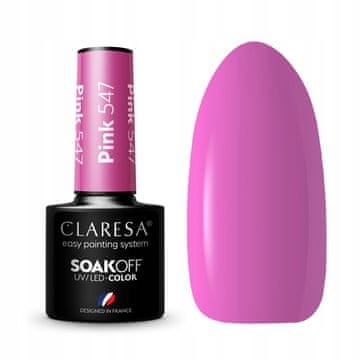 Claresa hibridni lak za nohte ROZA 547 -5 g