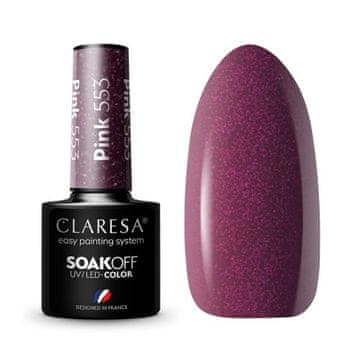 Claresa hibridni lak za nohte ROZA 553 -5 g