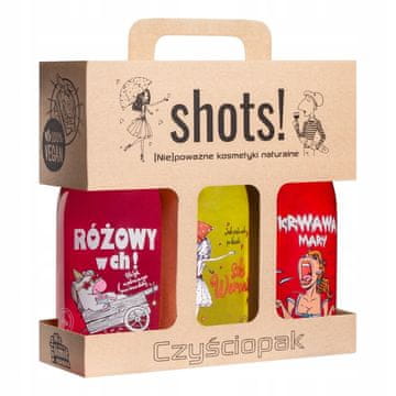 LaQ SHOTS ŽENSKI ČIST PAKET (Roza v CH!, Veronikina urina, Krvava Mary)/ 7398