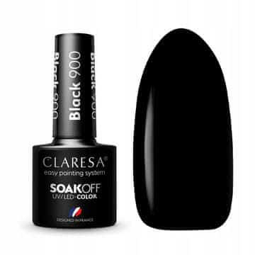 Claresa hibridni lak za nohte ČRNI 900 -5g