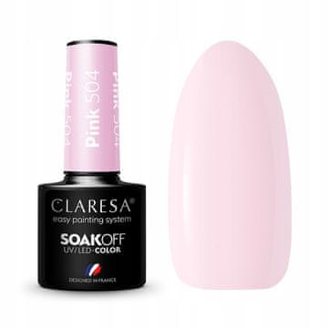 Claresa hibridni lak za nohte ROZA 504 -5 g
