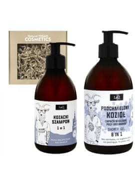 LaQ Set za nego las - gel 500 ml + šampon 300 ml (sena) / 1222