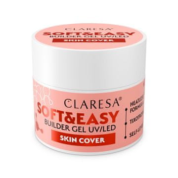 Claresa Soft&Easy gradilni gel UV/LED - zaščita kože 90 g