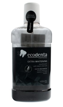 ECODENTA ustna vodica z belilnim črnim ogljem 500 ml