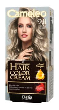 DELIA Cosmetics Cameleo HCC Permanentna barva Omega+ št. 9.11 Zamrznjena blond 1 pakiranje.
