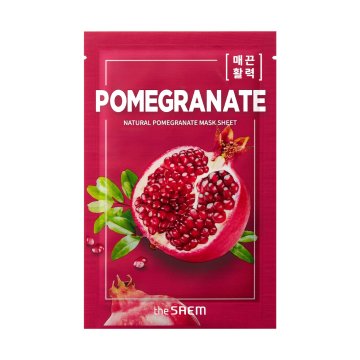 SAEM Naravna maska za obraz z granatnim jabolkom 21 ml