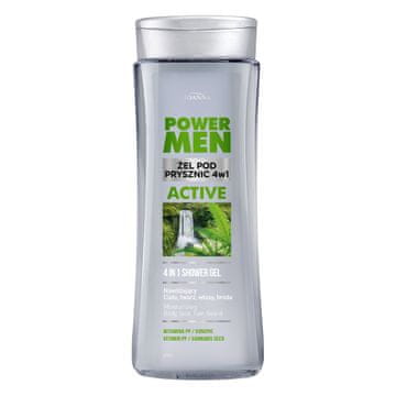 Joanna POWER MEN 4-v-1 gel za prhanje 300 ml