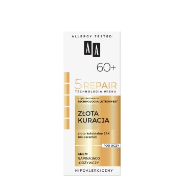 AA Age Technology 5 Repair 60+ Gold Treatment krema za učvrstitev in nego kože okoli oči 15 ml