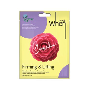 WHEN Učvrstitvena in lifting maska za obraz Simply - Camellia 23 ml