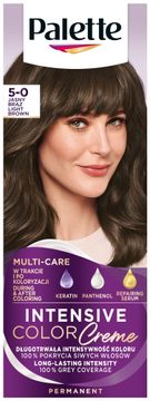 Schwarzkopf Palette Intensive Color Creme Barvalna krema št. 5-0 (N4) - svetlo rjava 1 pakiranje.
