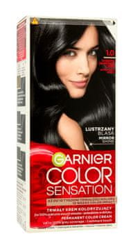 Garnier Color Sensation barvna krema 1.0 Oniks črna - Temno oniks črna 1 pakiranje