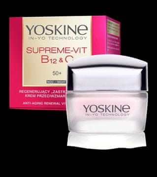 DAX YOSKINE Supreme Vit B12 & C Regenerativna nočna krema proti gubam 50+ 50 ml