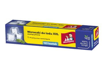 XXL vezane vrečke za led 150 kock 10 kosov