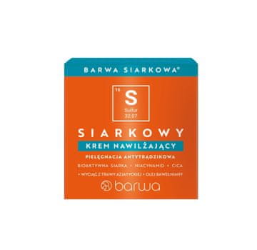 BARWA vlažilna krema za obraz z žveplom 50 ml