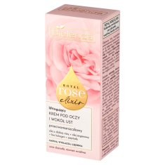 Bielenda Royal Rose Elixir krema proti gubam za oči 15 ml