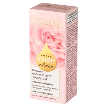 Bielenda Royal Rose Elixir krema proti gubam za oči 15 ml