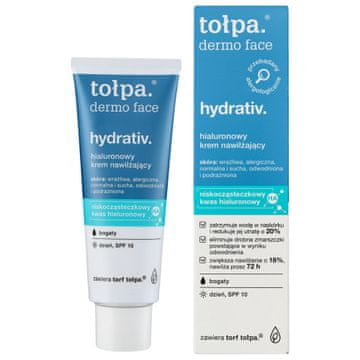 Dermo Face Hydrativ vlažilna dnevna krema s hialuronsko kislino SPF10 40 ml
