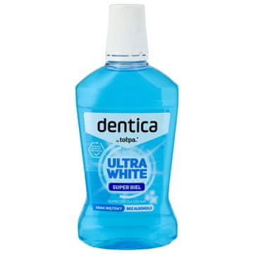 Dentica Ultra White belilna ustna vodica z okusom mete 500 ml
