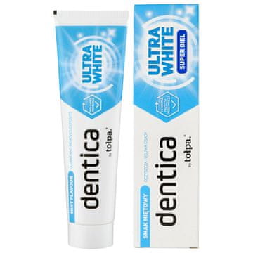 Dentica Ultra White belilna zobna pasta z meto 100 ml