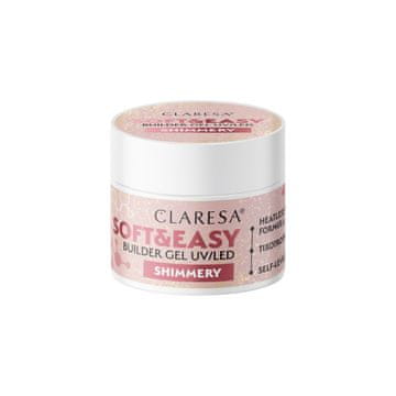 Claresa Bleščeči gel za nohte Soft&Easy Builder 12 g