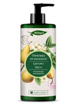 HERBAPOL Sproščujoči gel za prhanje s hruško in meto 740 ml
