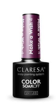 Claresa MAKE A WISH hibridni lak za nohte št. 4 5 g