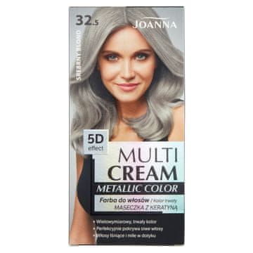 Joanna večkremna kovinska barva za lase št. 32.5 srebrno blond.